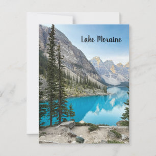 Moraine-See in Banff Canada Postkarte