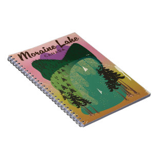 Moraine-See Kanada Notizblock