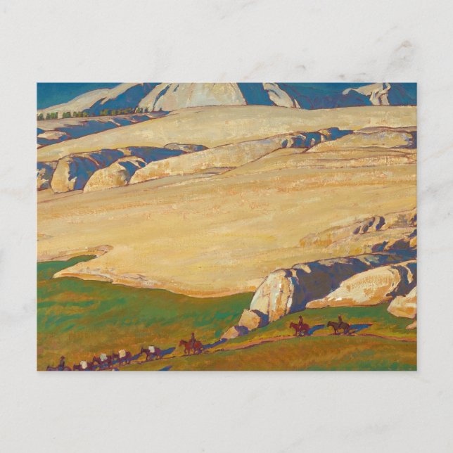 Moraine und Wiese, Sierra Nevada, Kalifornien Postkarte (Vorderseite)