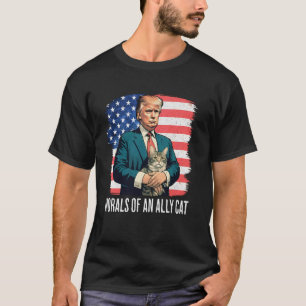 Moral einer Verbündeten Katze T-Shirt