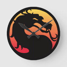 Moral Kombat Round Clock