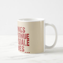 MORAL-SCHALEN KAFFEETASSE