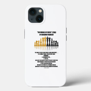 Morale des Schachs Benjamin Franklin Reflektives S iPhone Hülle
