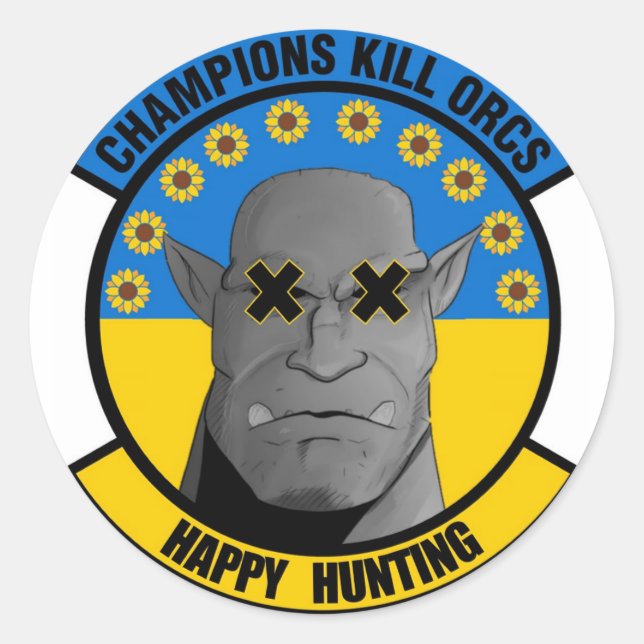 Morale Patch v3 Runder Aufkleber (Vorderseite)