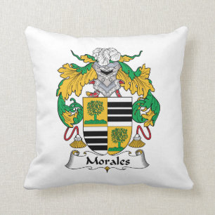 Morales-Familienwappen Kissen
