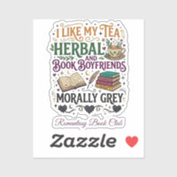 Moralisch Grauer Buchfreund Kräutertee Buchclub