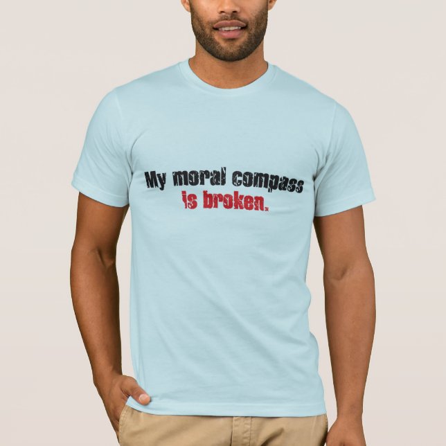 Moralischer Kompass T-Shirt (Vorderseite)