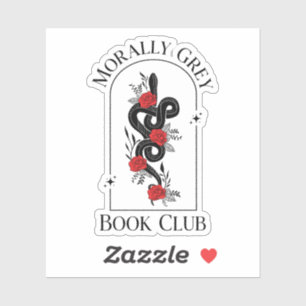 Morally Gray Book Club Aufkleber