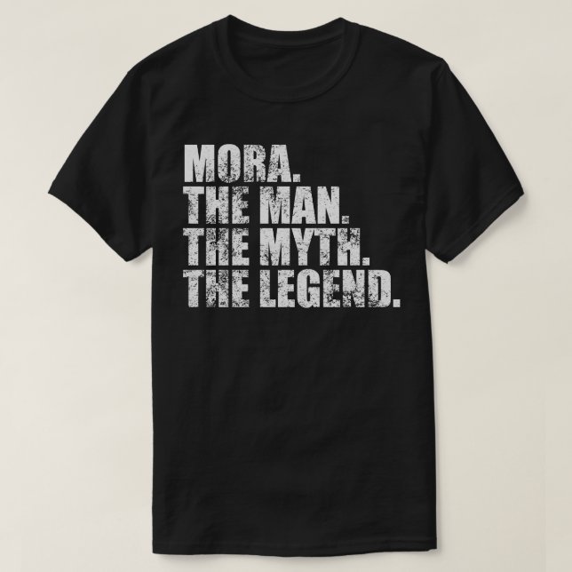MoraMora Familienname Mora Nachname Mora Nachname  T-Shirt (Design vorne)
