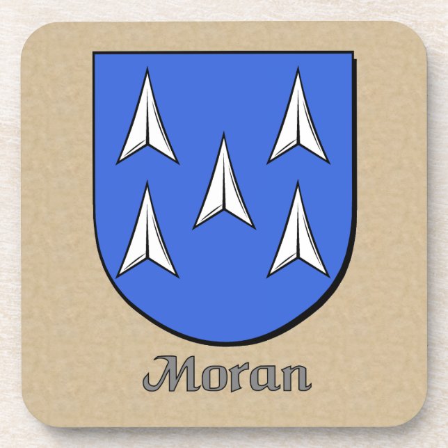 Moran Family Shield Untersetzer (Vorderseite)