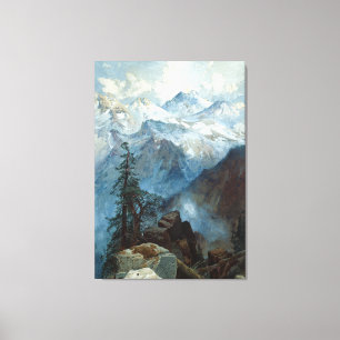 Moran Gipfel der Sierras Painting Leinwanddruck