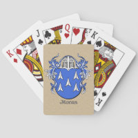 Moran Heraldic Shield mit Mantling