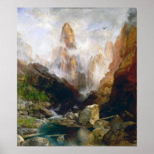 Moran - Nebel im Kanab Canyon, Utah Poster