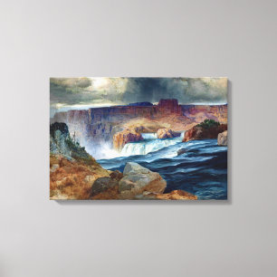 Moran Shoshone Falls Idaho Malerei Leinwanddruck