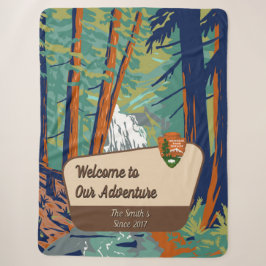 Moran State Park Familien-Camping-Abenteuer anpass Sherpadecke