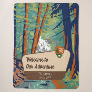 Moran State Park Familien-Camping-Abenteuer anpass Sherpadecke