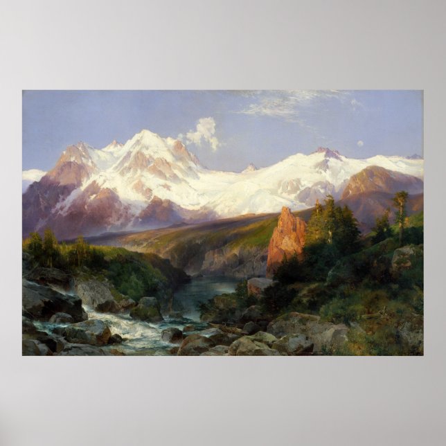 Moran - The Teton Range Poster (Vorne)