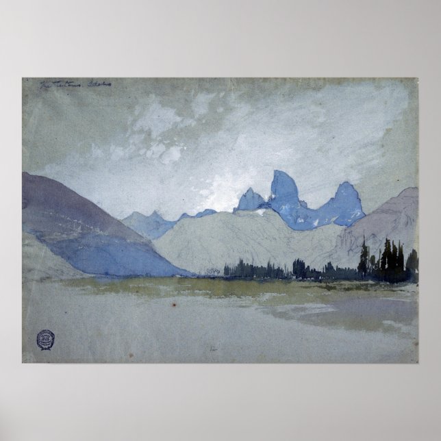 Moran - The Tetons Idaho 1879 Poster (Vorne)