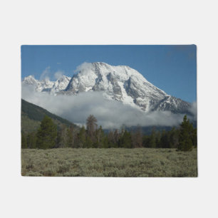 Moran und Wolken am Grand Teton Fußmatte