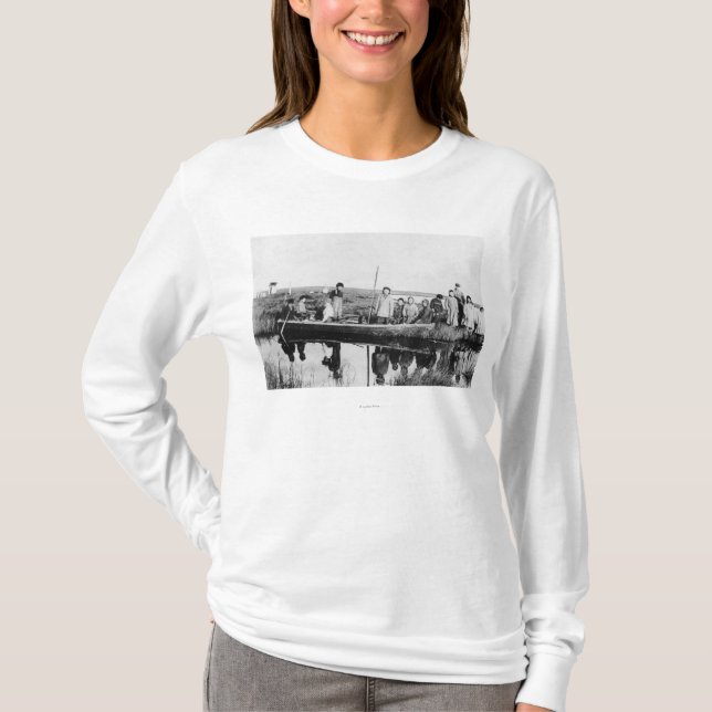 Moravian Auftrag-Station auf dem Kuskokwim T-Shirt (Vorderseite)