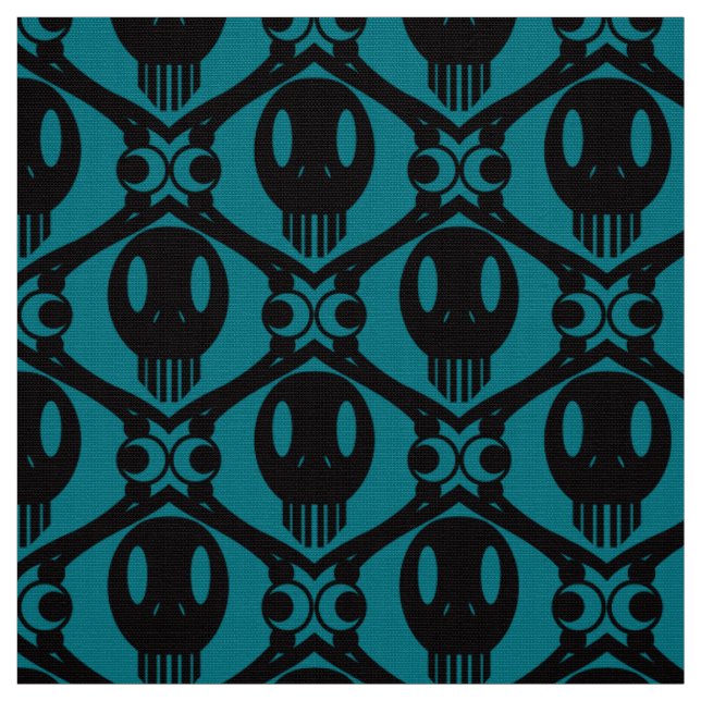 Morbid Faces Stoff (Muster)