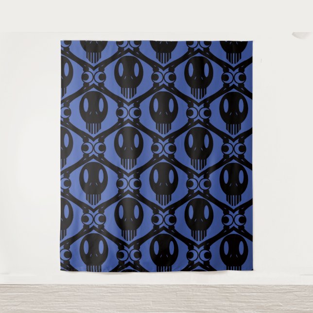 Morbid Faces Wandteppich (Vorderseite)