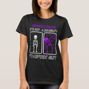 Morbus Crohn & Colitis Es ist keine Behinderung T-Shirt