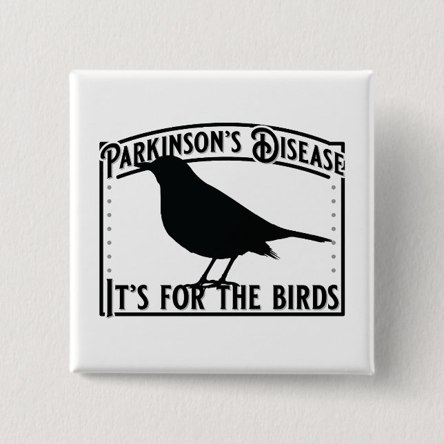 Morbus Parkinsons Button (Vorderseite)