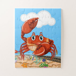 Morceaux surdimensionnés de puzzle du crabe 30