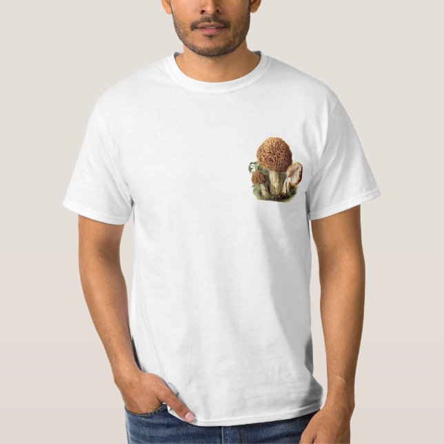Morchel-Pilz T-Shirt (Vorderseite)