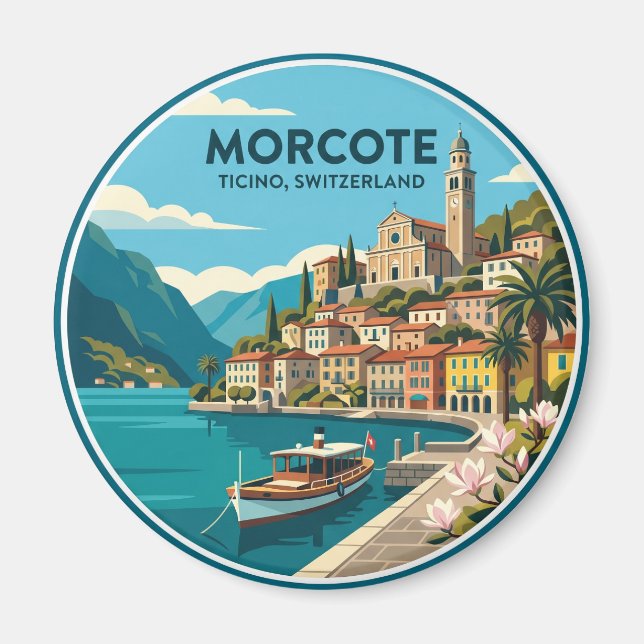 Morcote Schweiz Magnet (Vorne)