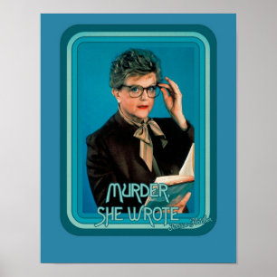 Mord, an dem sie Fernsehsendungen schrieb Poster