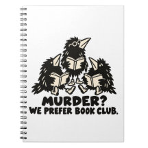 Mord Buchclub Notizbuch