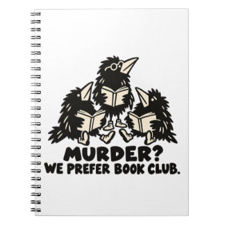 Mord Buchclub Notizbuch Notizblock