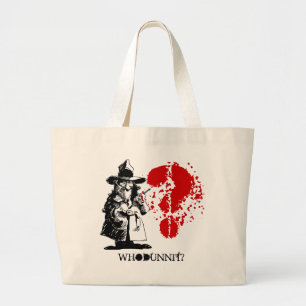 Mord-Geheimnis-Party-Tragetaschen-Tasche Jumbo Stoffbeutel