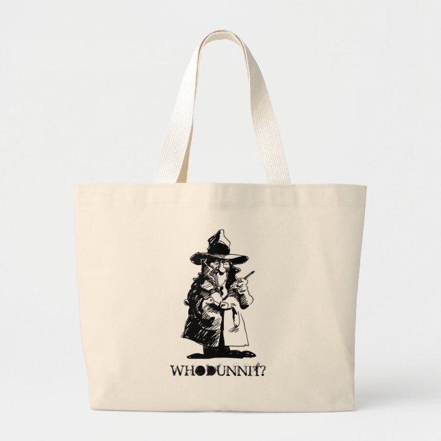 Mord-Geheimnis-Party-Tragetaschen-Tasche Jumbo Stoffbeutel (Vorne)