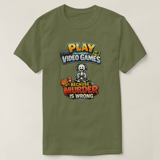 Mord ist falsch 3 T-Shirt (Design vorne)
