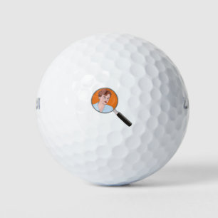 Mord Mysteries Detektiv und Schriftsteller Golfball