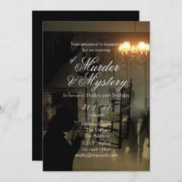 Mord-Mysterium lädt zur Kriminalitätsforschung ein Einladung