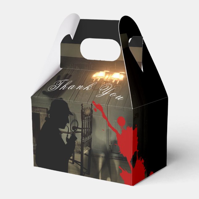 Mord Mystery Gable Box Crime Scene Untersuchung Geschenkschachtel (Vorderseite)