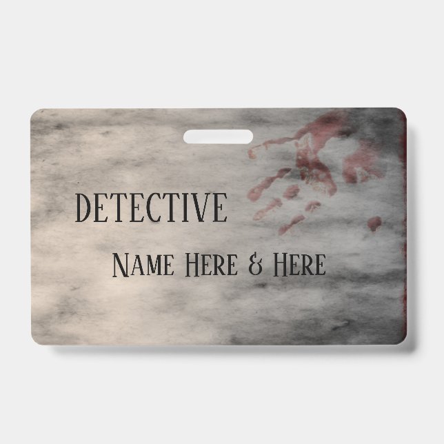 Mord Mystery Party Name Ausweis (Front)
