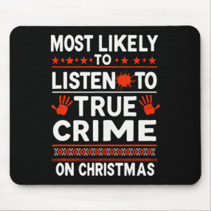 Mord Mystery Podcast Weihnachten - am wahrscheinli Mousepad