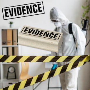 Mord-Mystery-Spiel Beweismittel Box Office Stempel