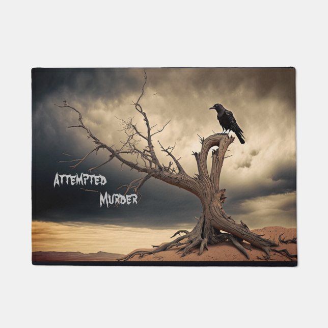 Mord versucht fußmatte (Vorderseite)