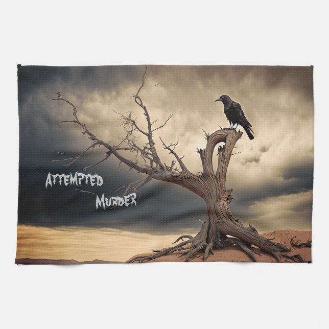 Mord versucht geschirrtuch (Horizontal)