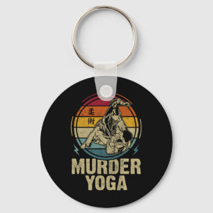Mord Yoga Lustiges Jiu Jitsu Bjj Brasilianisches J Schlüsselanhänger
