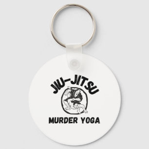 Mord Yoga-Shirt Lustiges Brasilianisches Jiu Jitsu Schlüsselanhänger