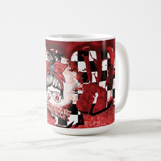 Mord zeigt Kaffeebücher wahre Verbrechen Kaffeetasse (VorderseiteRechts)