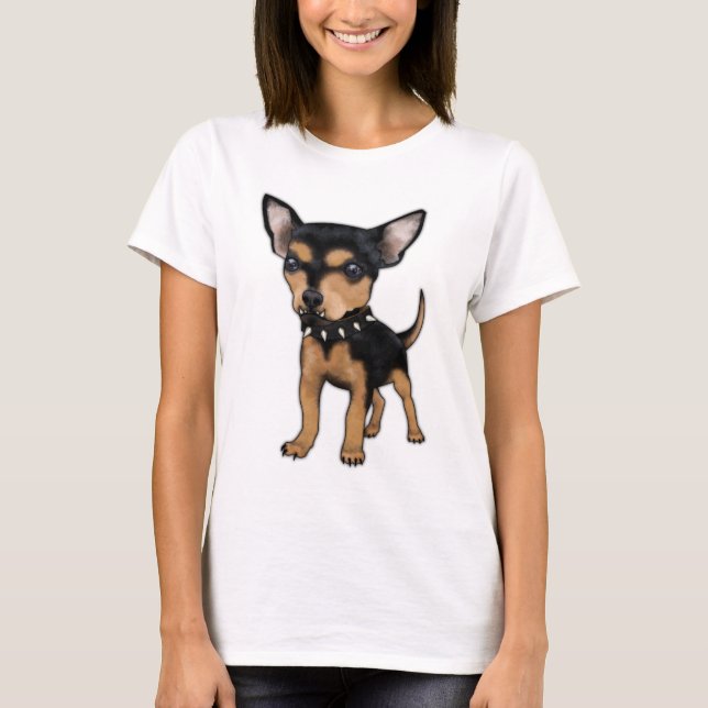 Mörder-Chihuahua T-Shirt (Vorderseite)