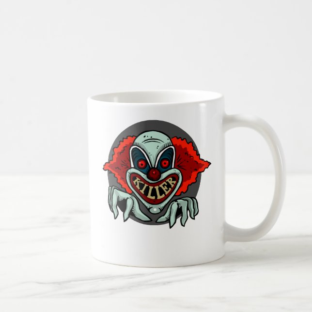 Mörder-Clown Kaffeetasse (Rechts)